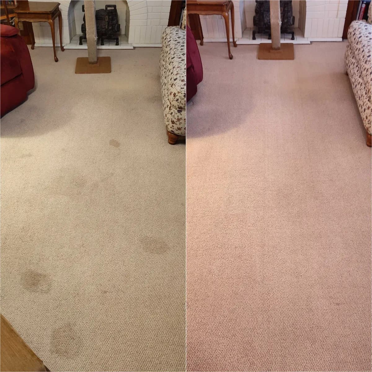Before After Carpet Cleaning 2 by Haugland Brothers