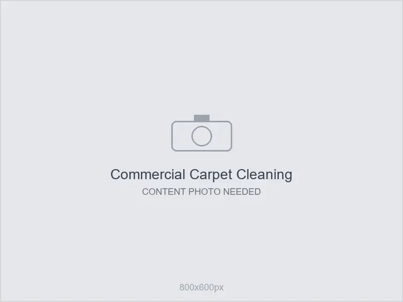 Placeholder: commercial carpet cleaning content - photo needed
