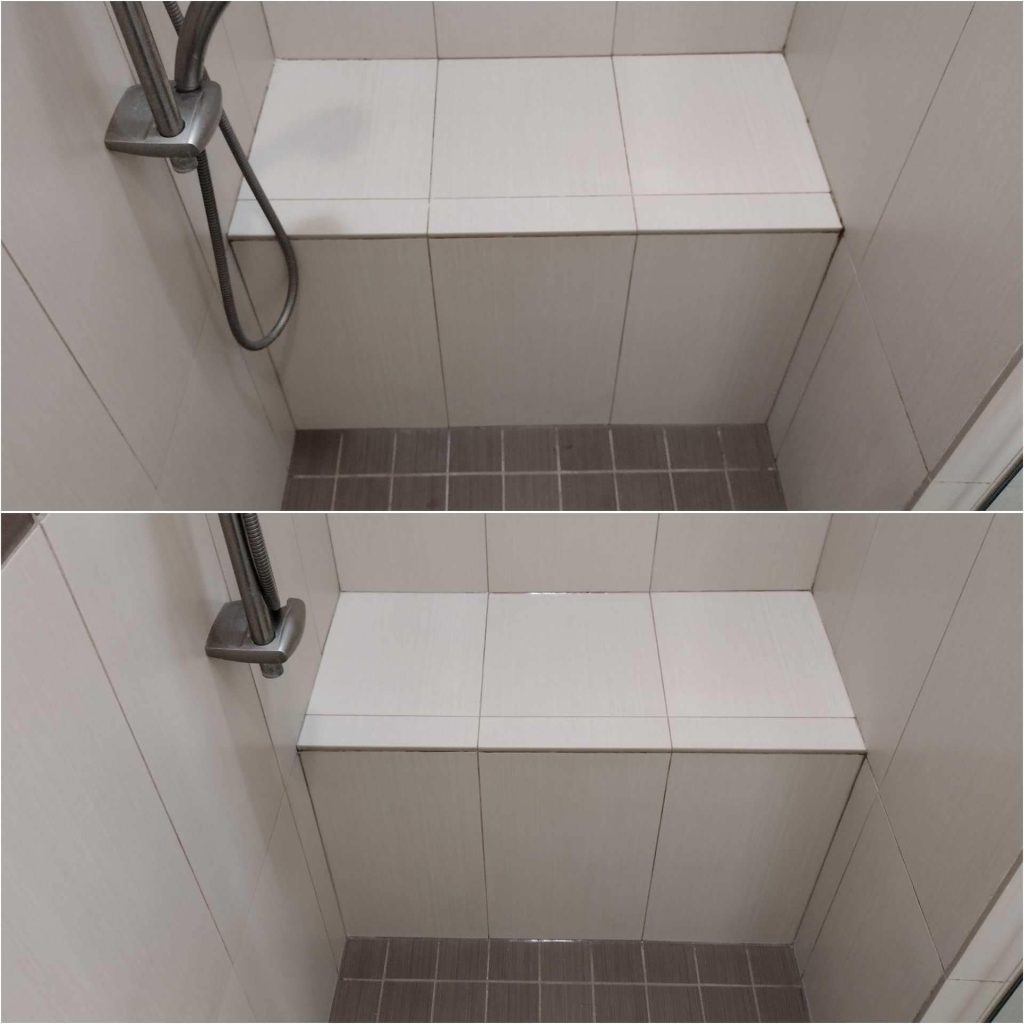 best way to clean tile shower