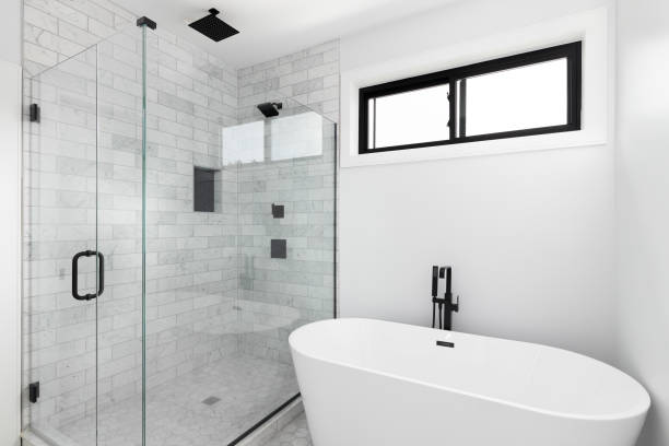 clean glass shower doors