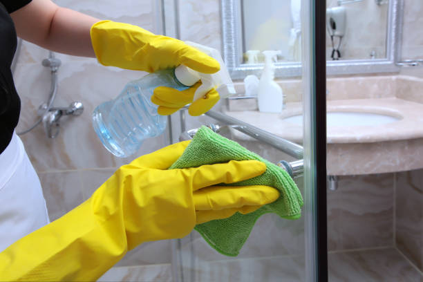 cleaning shower doors