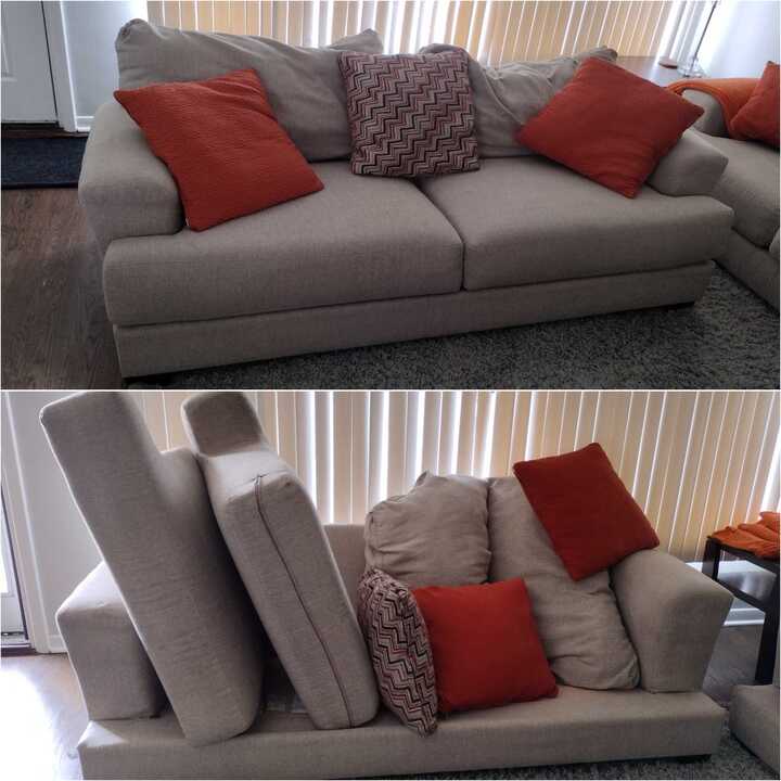 cleaning couch