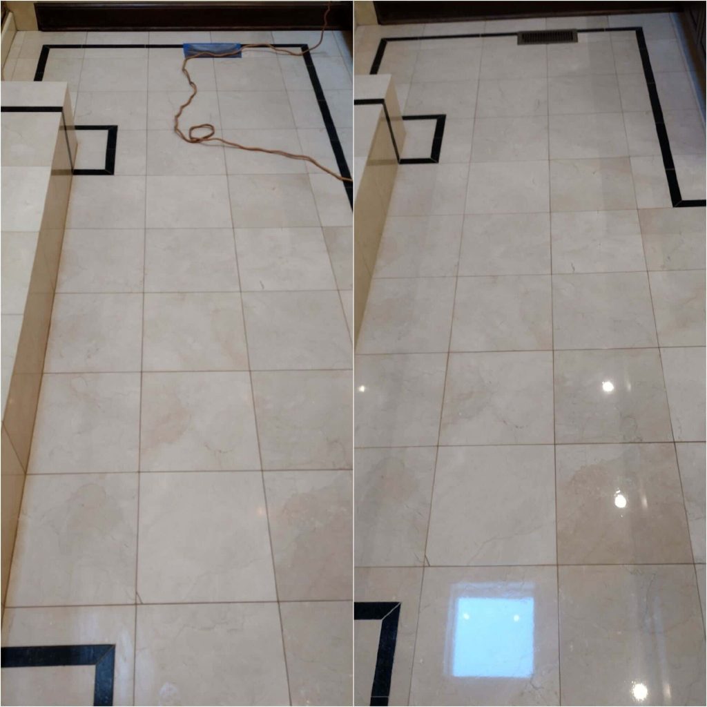 cleaning marble floors