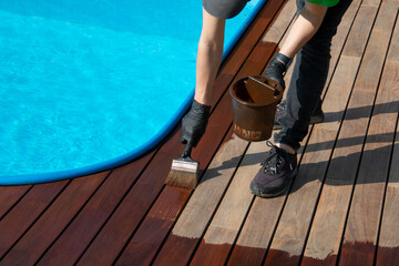 deck staining near me