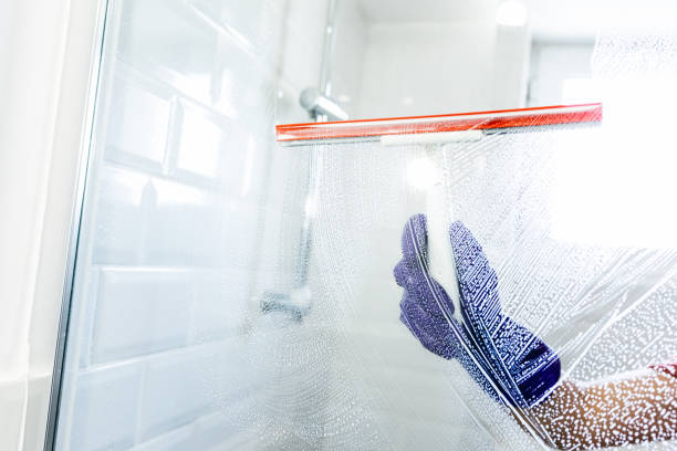 best way to clean glass shower doors