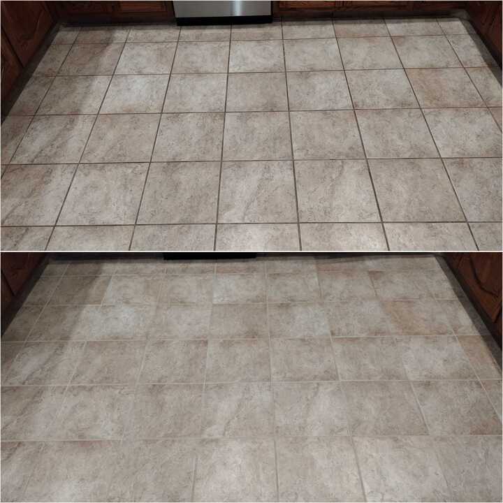 cleaning grout