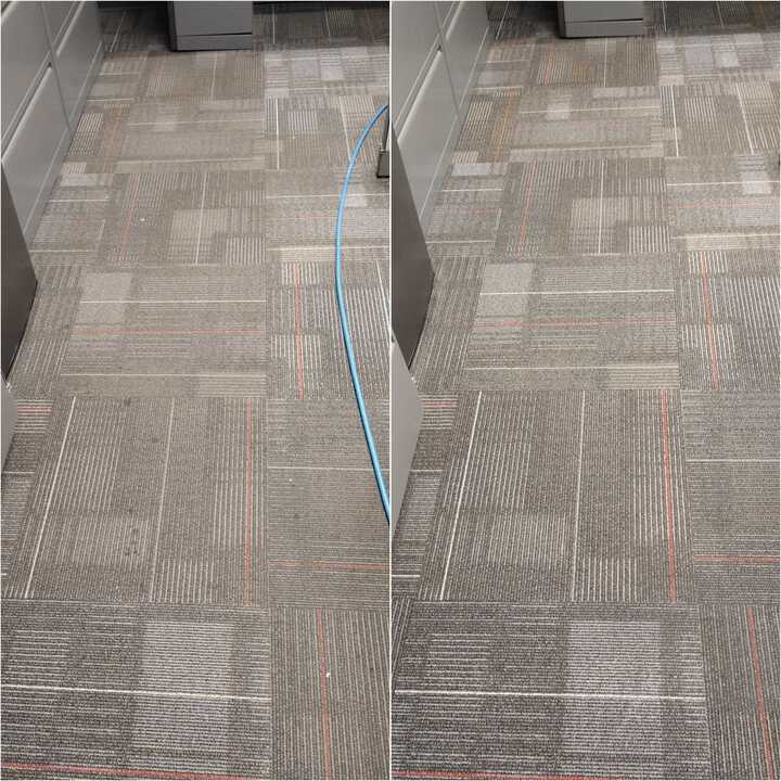 cleaning carpet