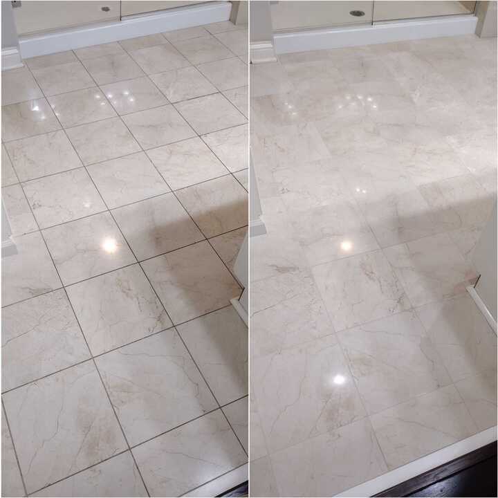 cleaning grout