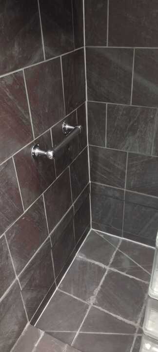 cleaning shower tile