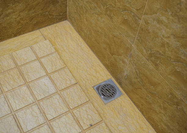 cleaning tile shower