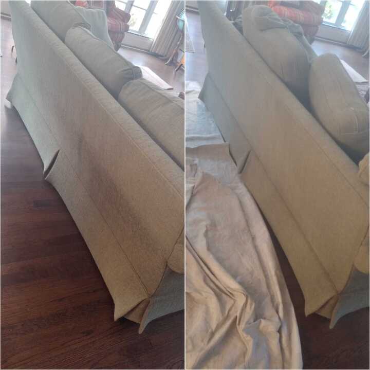 cleaning upholstery