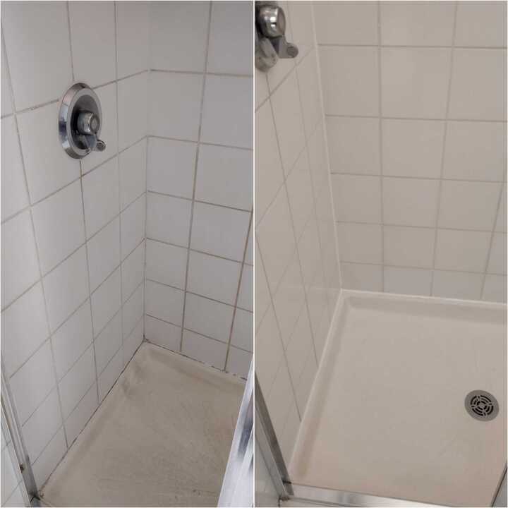 best way to clean shower