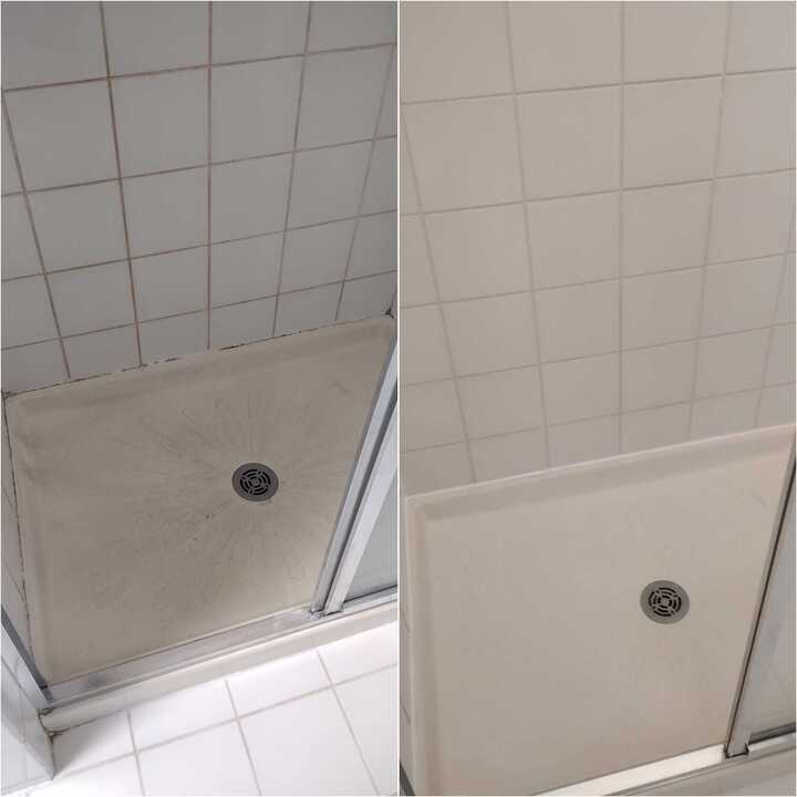 best way to clean shower