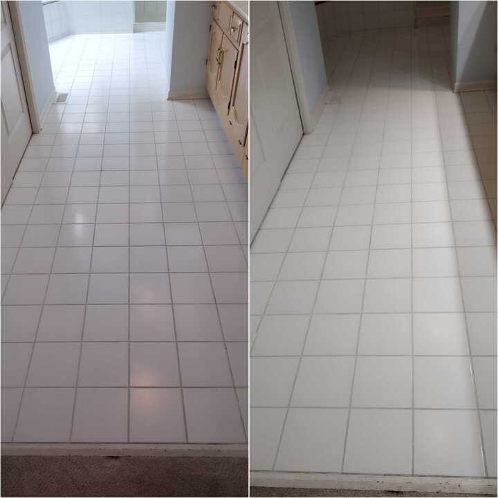 cleaning tile