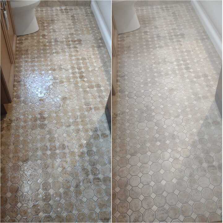 cleaning tile