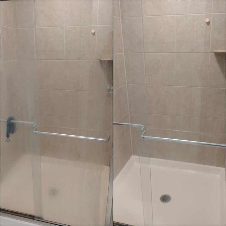 clean shower doors