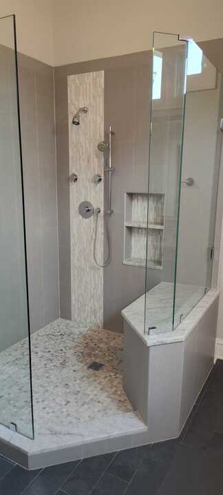 cleaning shower doors