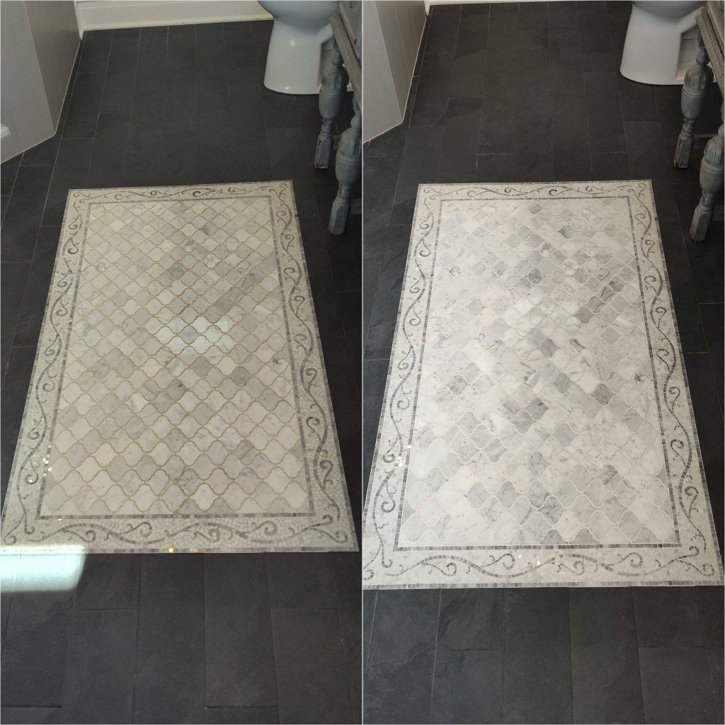 bathroom tile cleaning